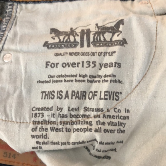 Levi’s 514 Jeans Medium Washed W 32 L 34 - Picture 11 of 11